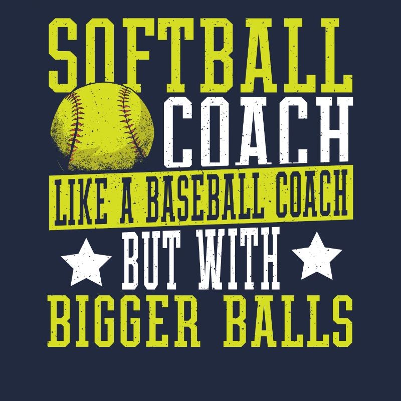 Softball-Trainer Wie ein Baseballtrainer, aber mit