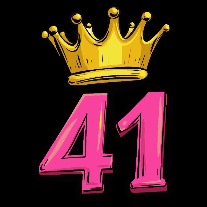 41 Numéro Jersey Couronne