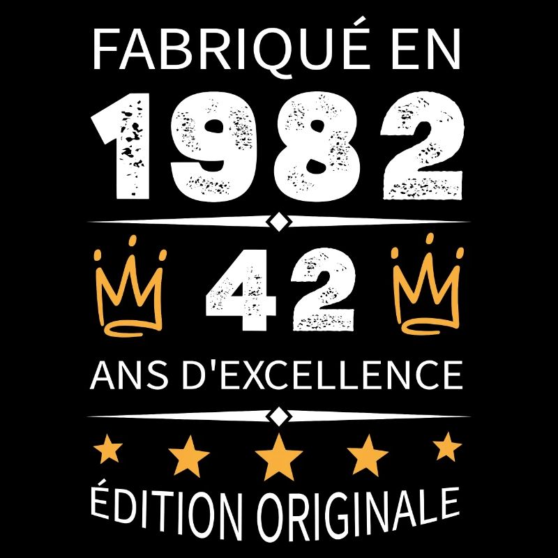 Made in 1982 Born in 1982 42 Years Anniversary