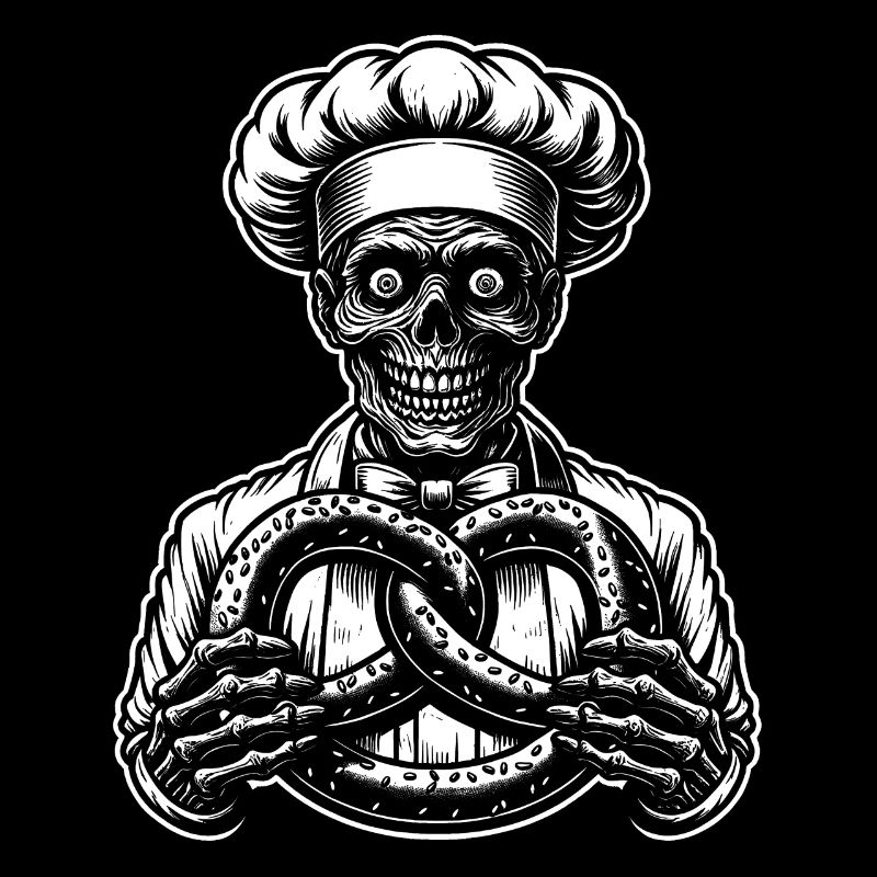 Zombie as Baker - creepy horror baker