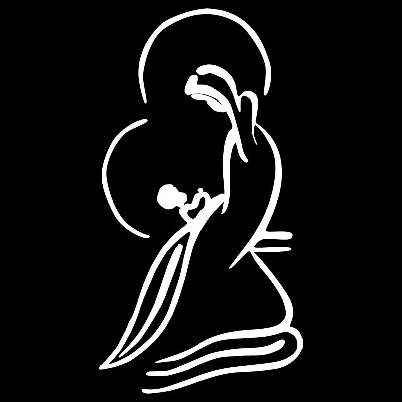 Vierge marie et l'enfant jésus