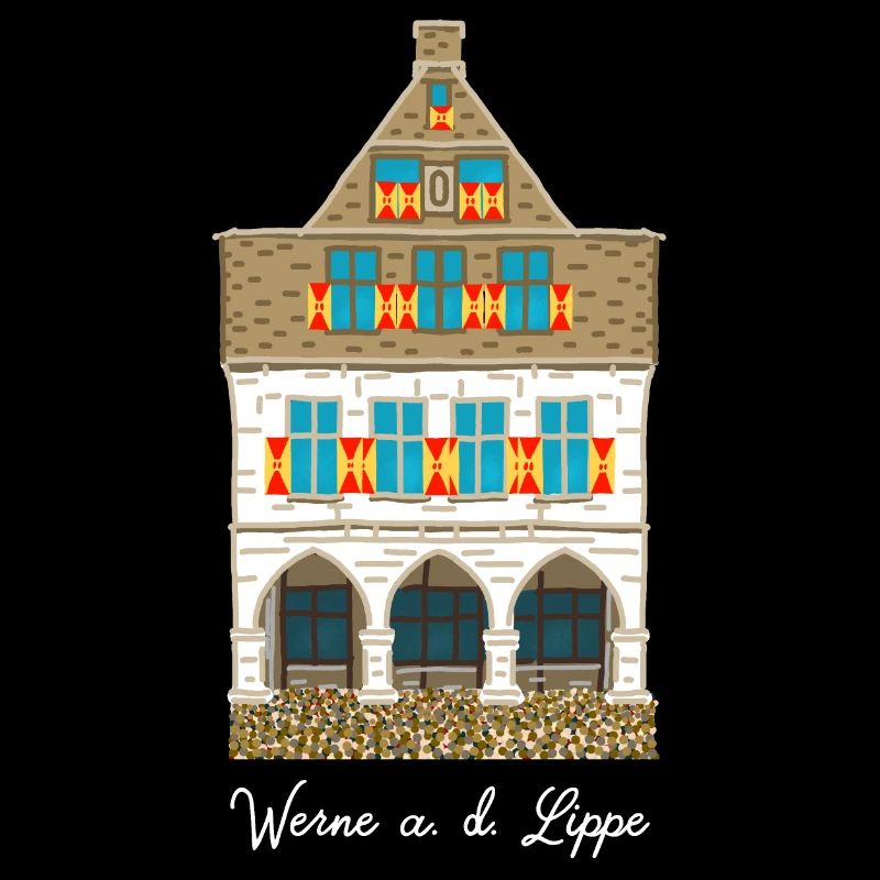 Werne a. d. Lippe, hôtel de ville historique