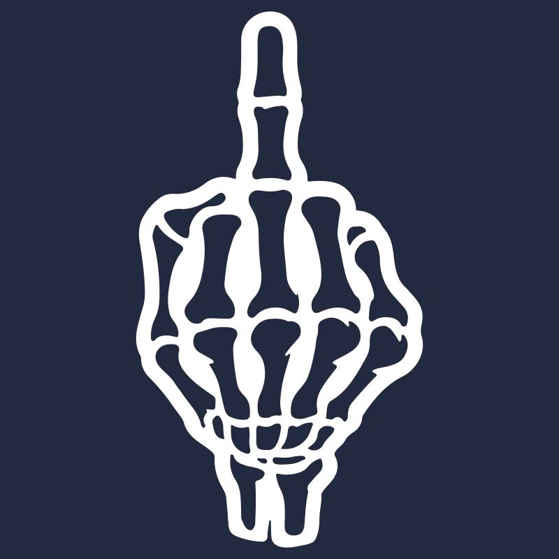 Skelett Mittelfinger Hand