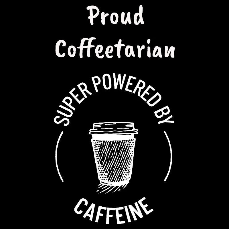 Proud Coffeetarian Circular Badge