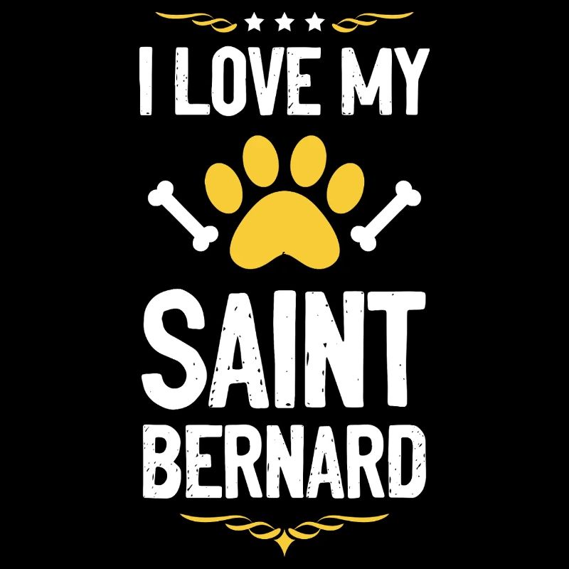 J’aime mon Saint-Bernard