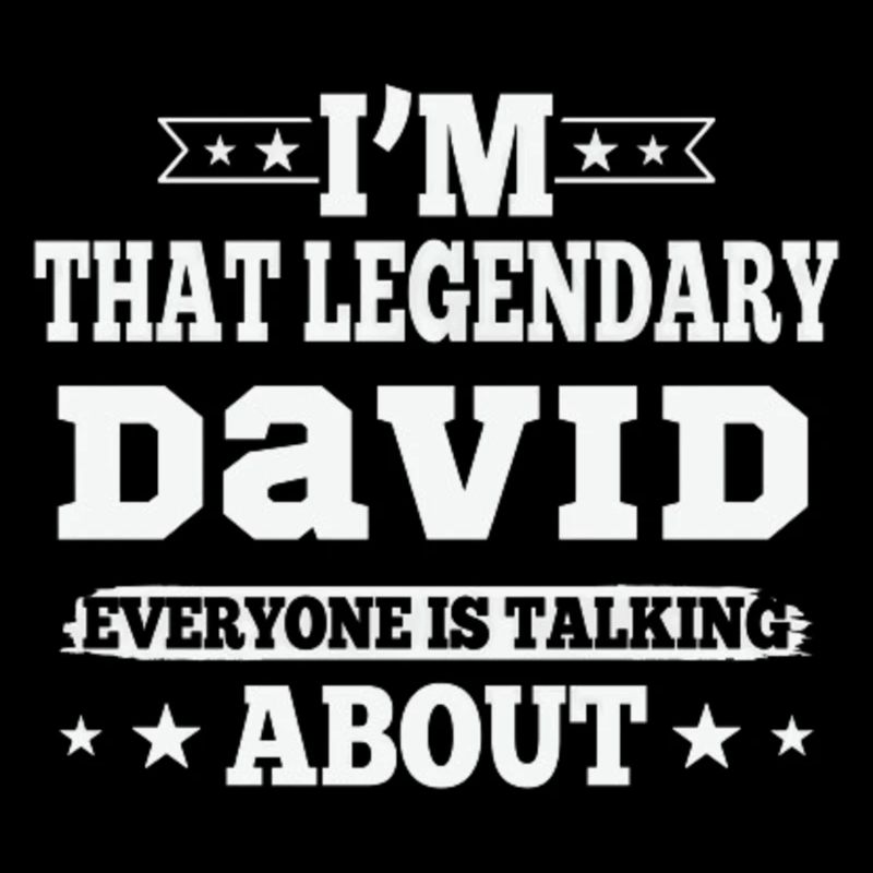 Sei der legendäre David lustiger Spruch für David