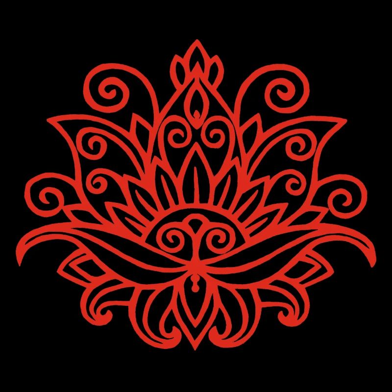 Red Lotus Mandala