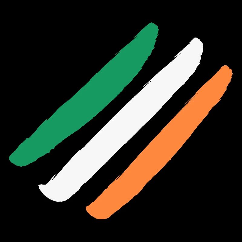 Irland / Irlandflagge - Diagonal - Stylish