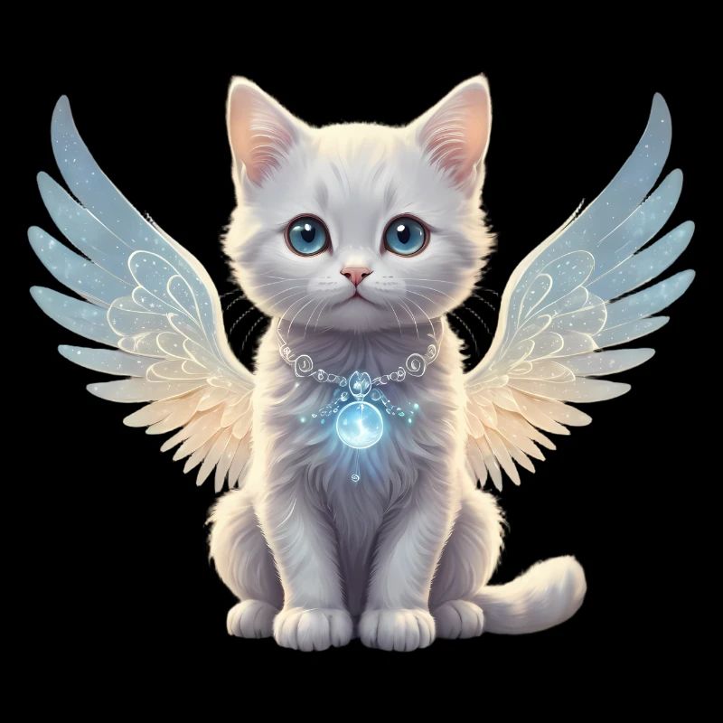 Chat angélique