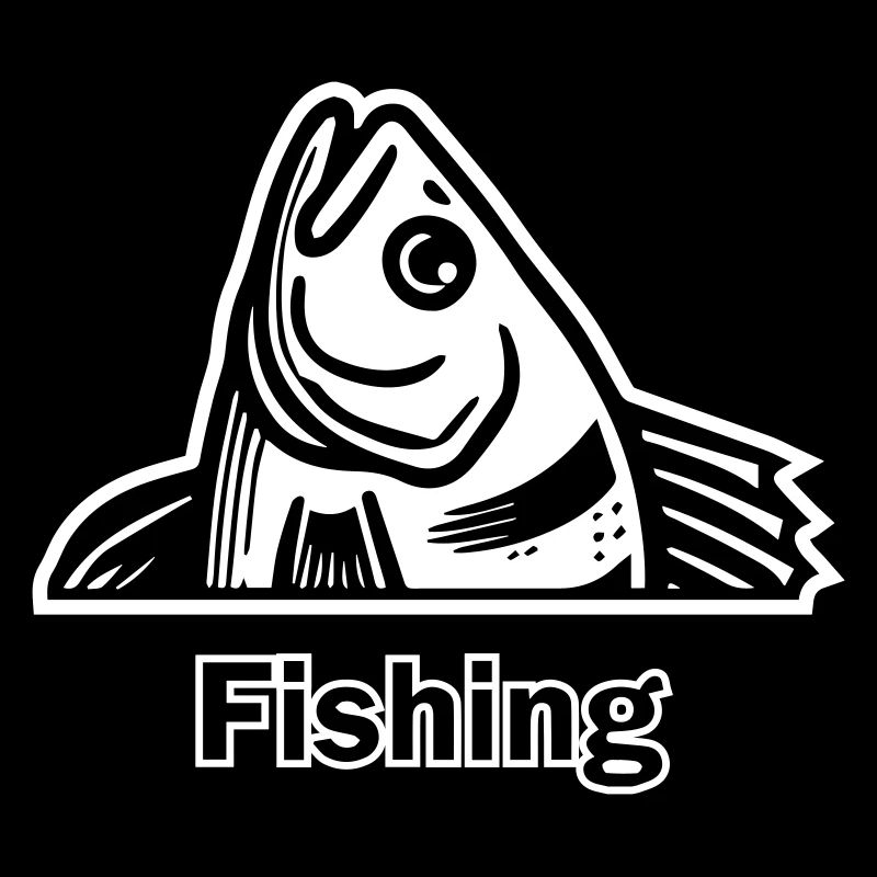 Gefangener Barsch - Fishing Design