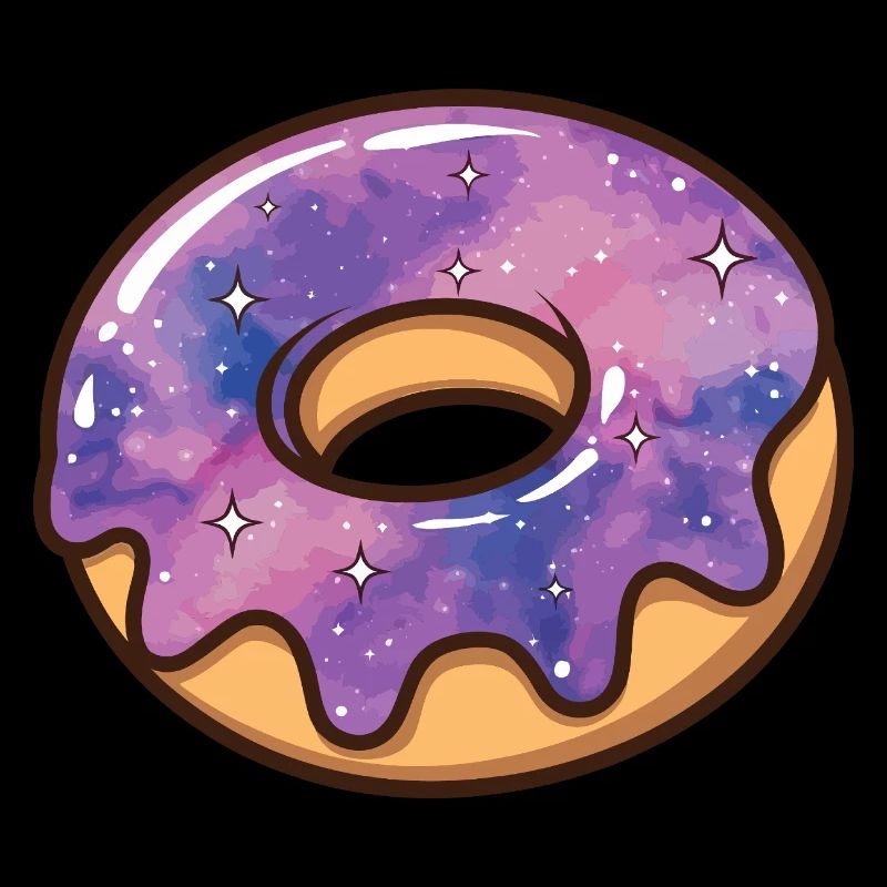 Kosmische Galaxie Donut