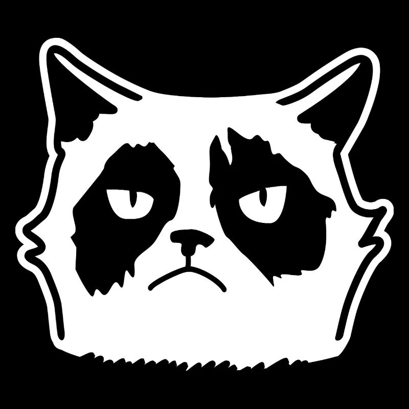Mürrische Katze: Cartoon & Fun