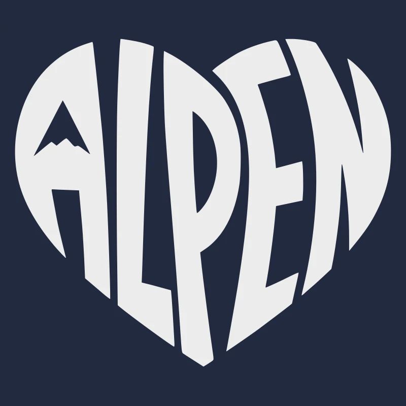 Alpine Heart Design - Couleur de design variable