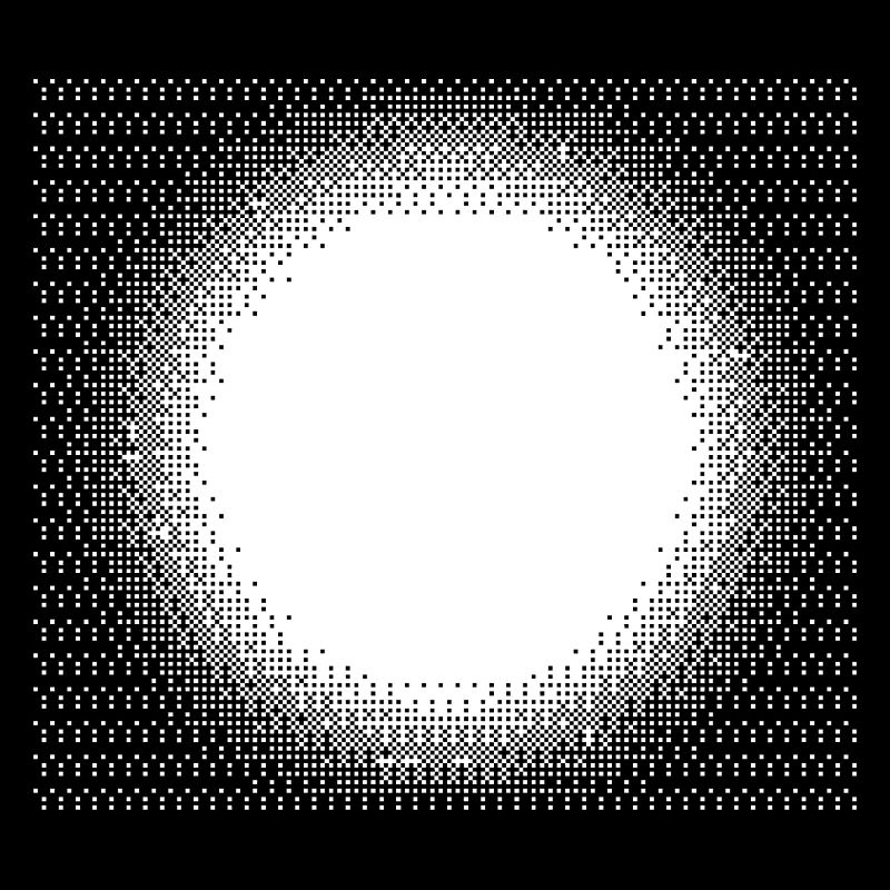 Halo-Dotburst-Kreis