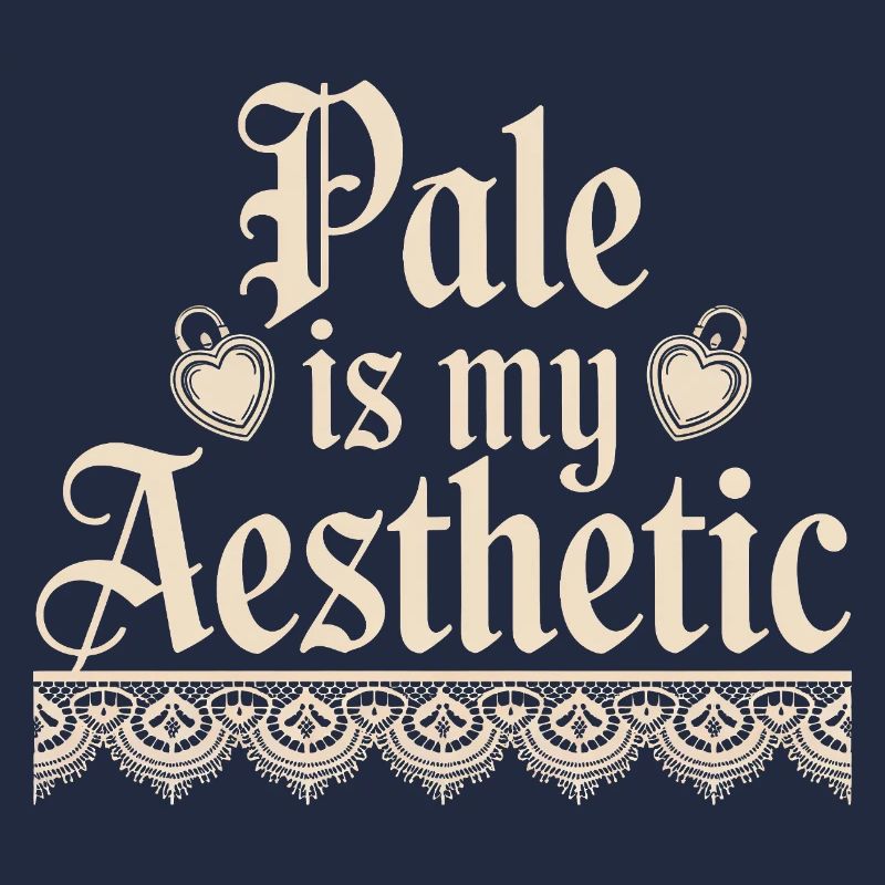 Pale Aesthetic Lace Typography