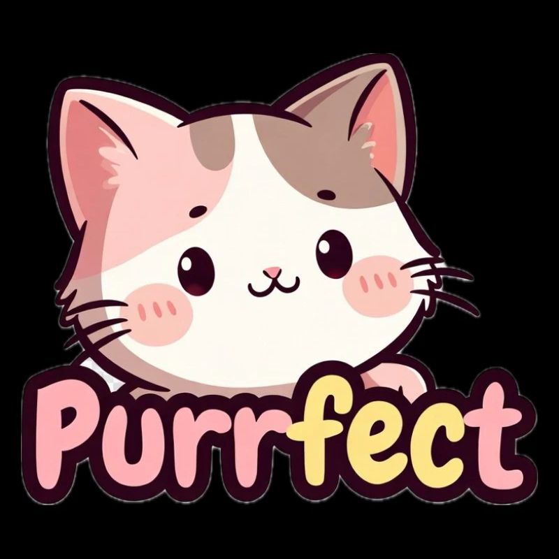 Purrfect Kätzchen Cartoon