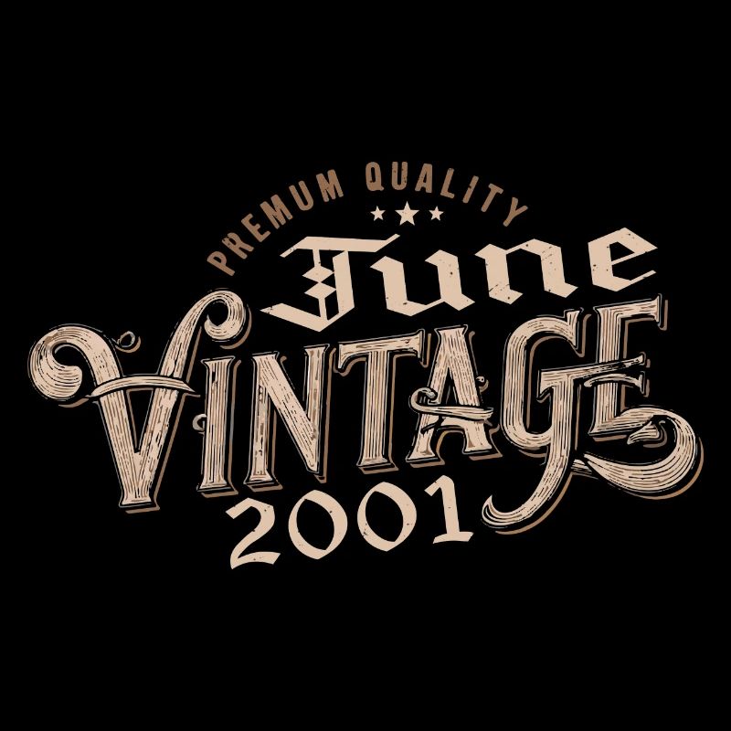 June 2001 Vintage 23rd Anniversary Gift 2001