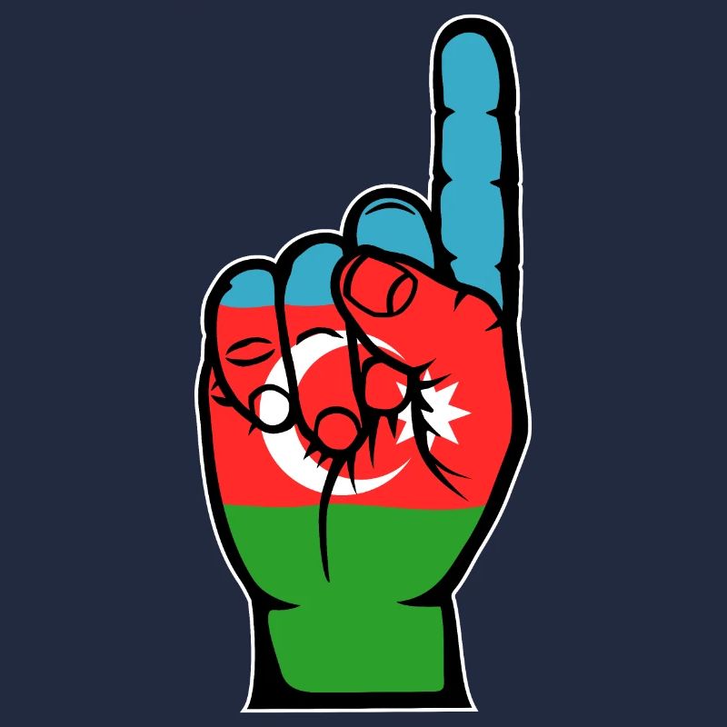 Aserbaidschan Flagge Nummer 1