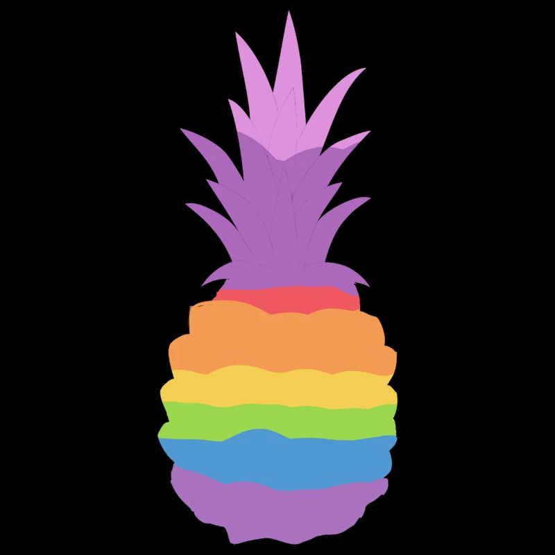 Ananas Regenbogen