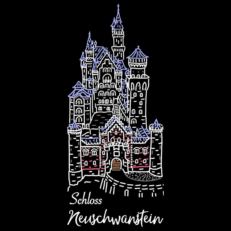 Château de Neuschwanstein, Bavière, Allemagne