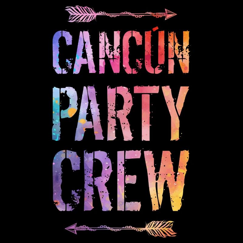 Cancun Party Crew Spruch
