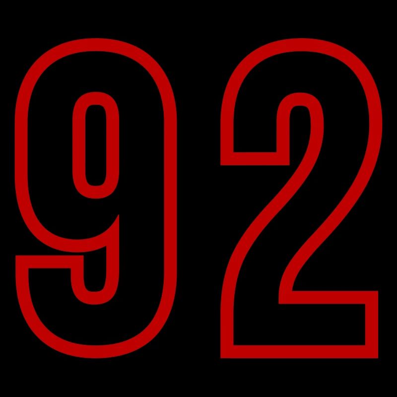 92 Number Years Jersey