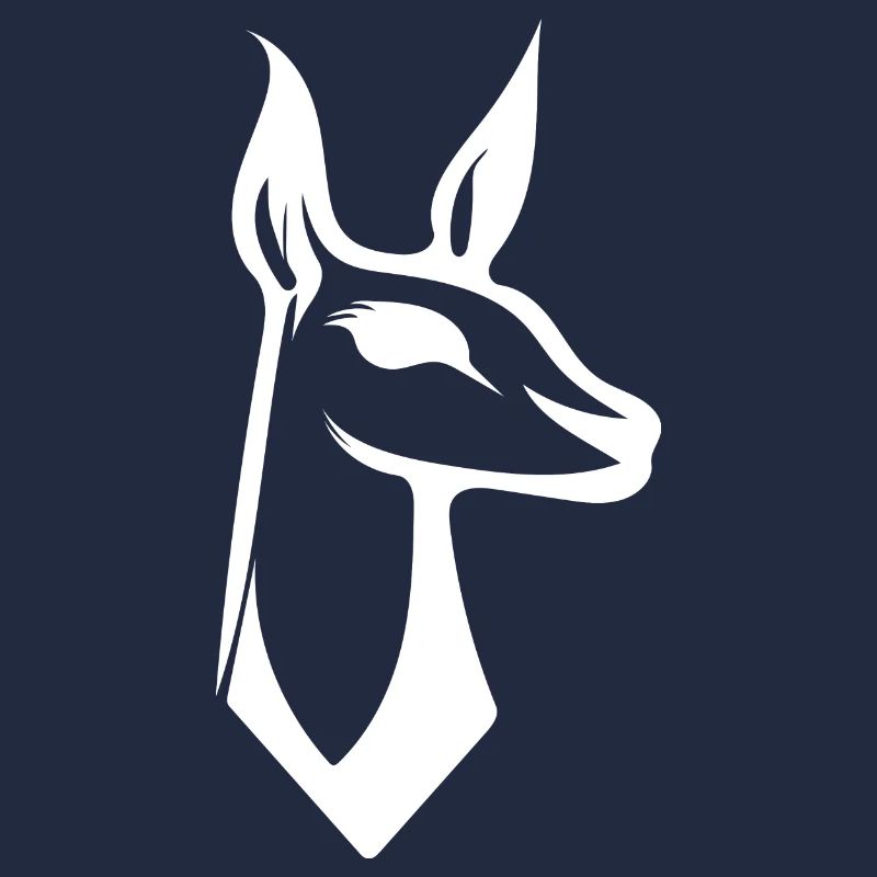 Style de logo de lama mignon