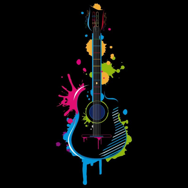 Graffiti Gitarre