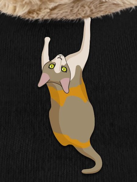 Climbing cat