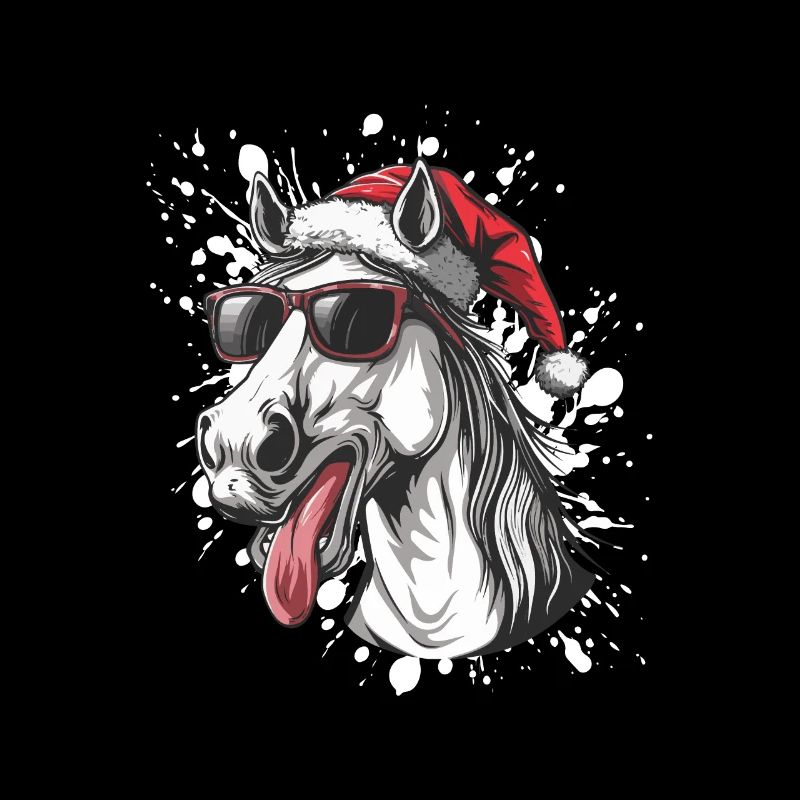 Horse Christmas Funny