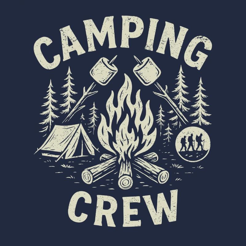 Camping Crew Funny Gift for Camping Lovers