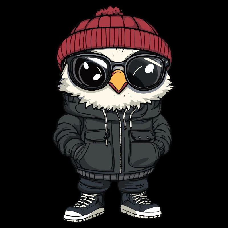 Bande dessinée d’hiver hibou