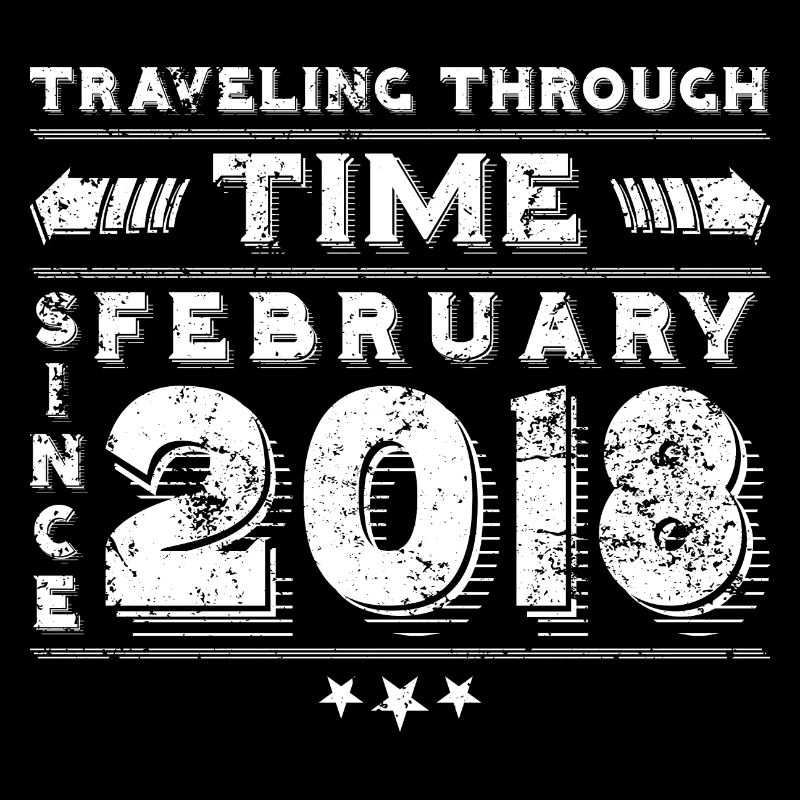 Vintage Voyage dans le Temps Anniversaire Design Février 2018