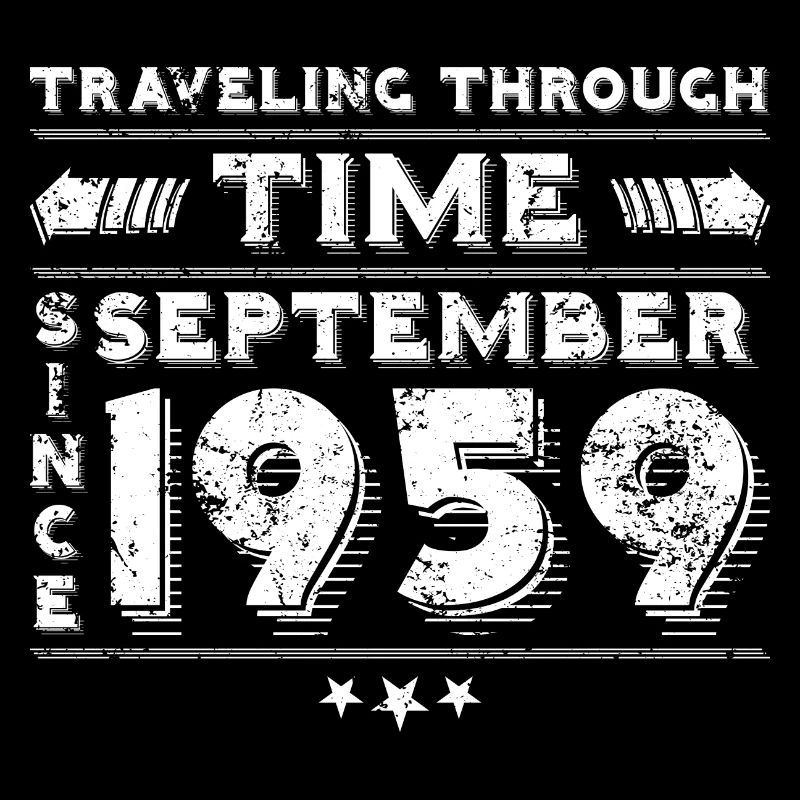 Vintage Voyage dans le Temps Anniversaire Design Septembre 195