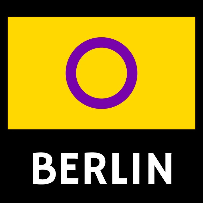 Drapeau de la fierté intersexe Berlin
