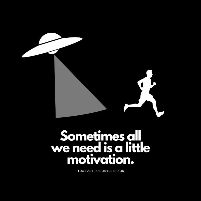 Extra Portion Motivation für Läufer Ufo