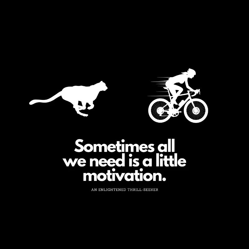 Extra Portion Motivation Fahrradfahrerin WildPuma