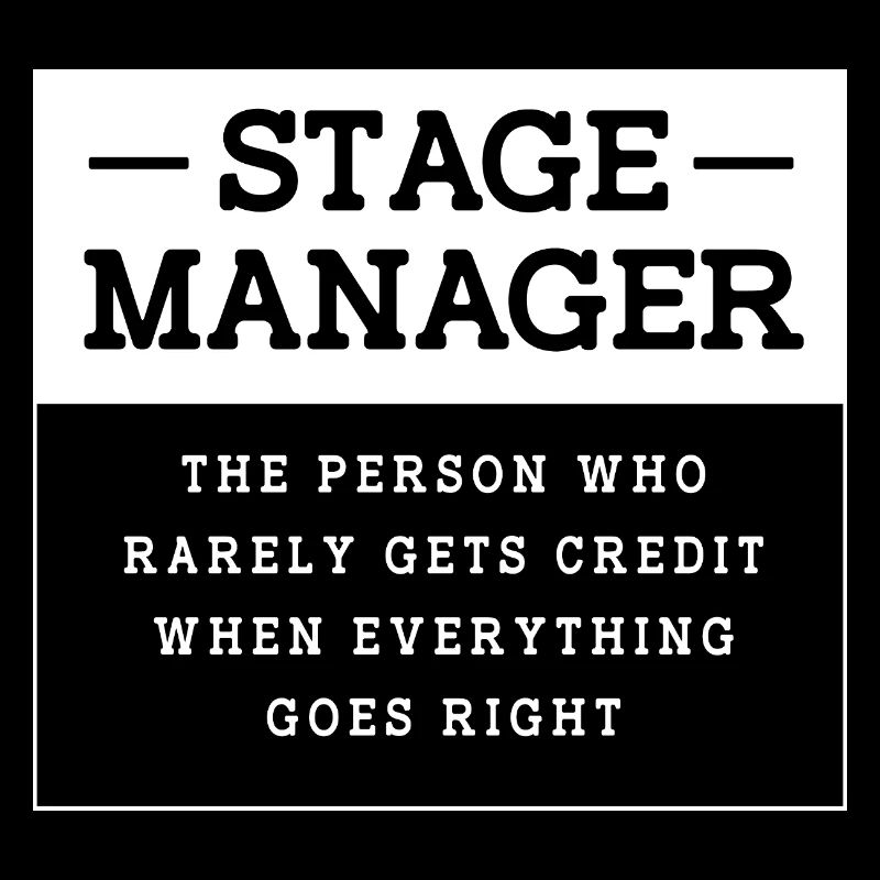 Theater Stage Manager Bühne