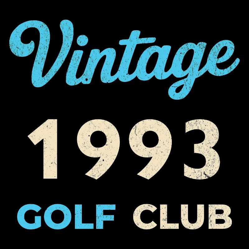 Vintage 1993 Golf Club Retro Birth Year Gift