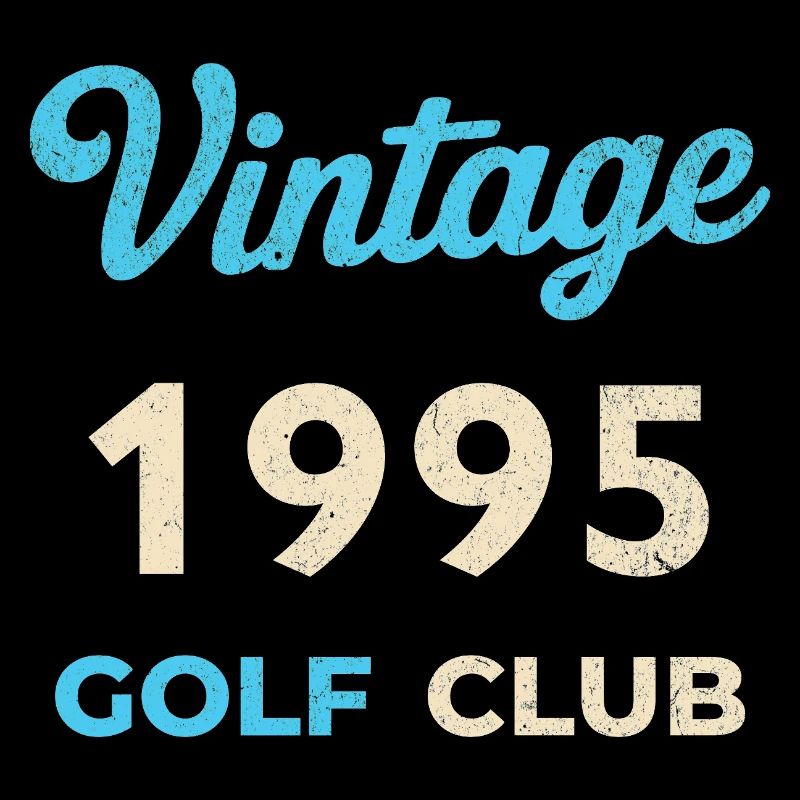 Vintage 1995 Golf Club Retro Birth Year Gift