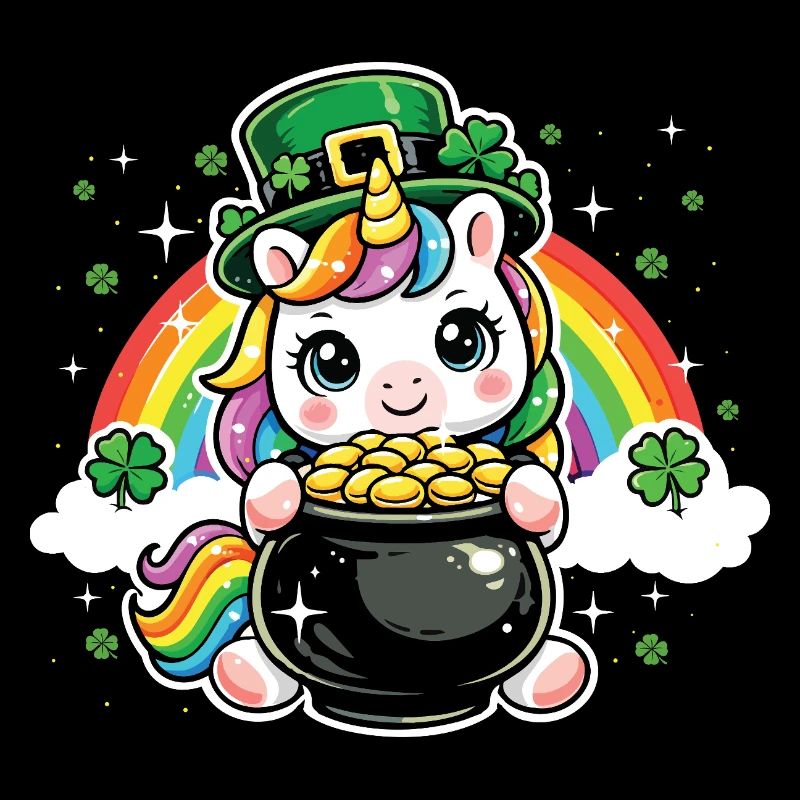 Shamrock Unicorn St Patrick’s Irish