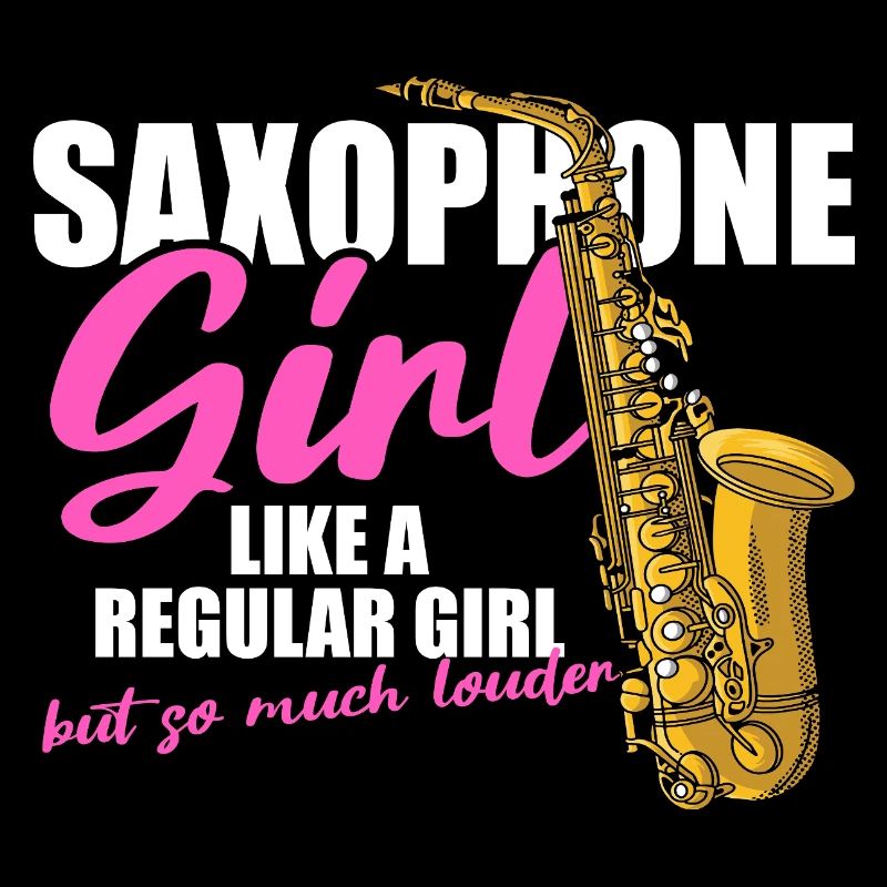 Saxophone girl Saxophone player