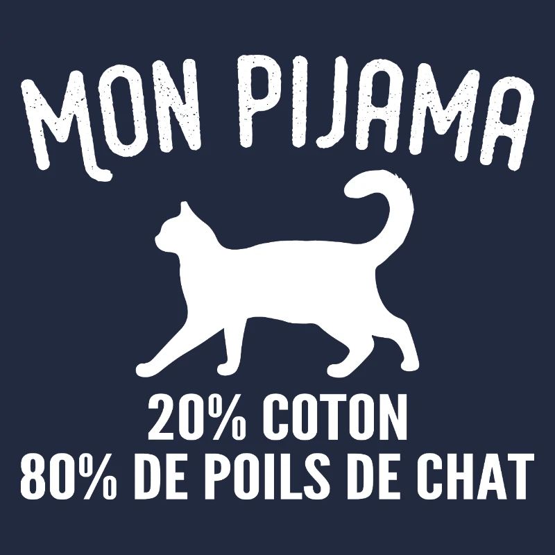 Pyjama De Poils De Chat Humour