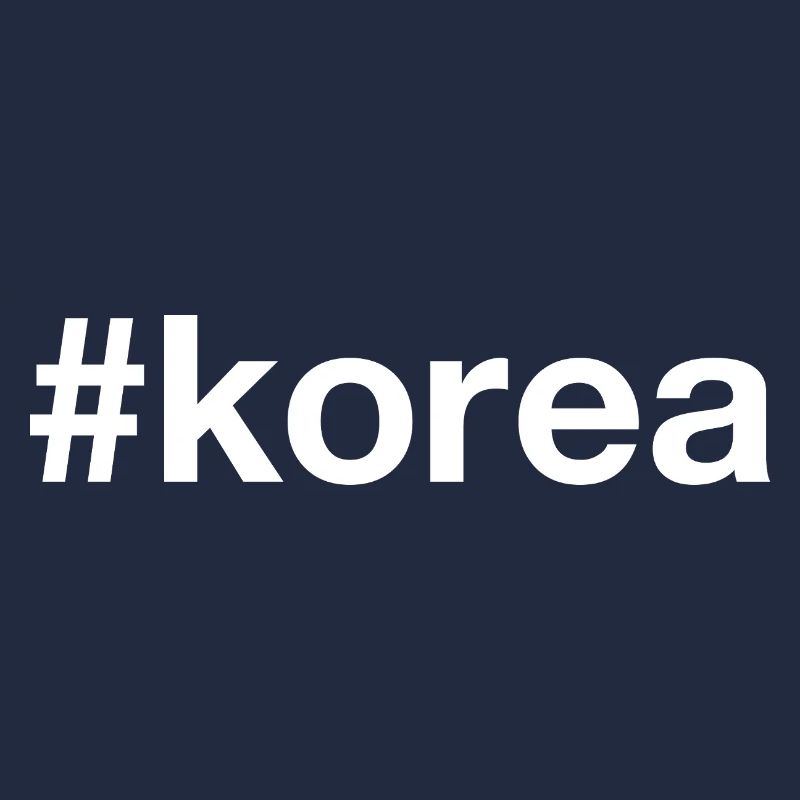 KOREA Hashtag