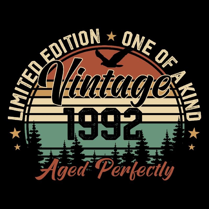 Vintage 1992 Rétro 1992 Cadeau D'anniversaire 1992