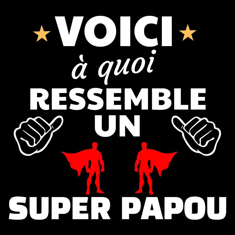 Héros Super Papou Thème Empowerment