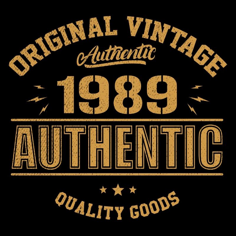 Authentic 1989 Cadeau D'anniversaire Original 1989