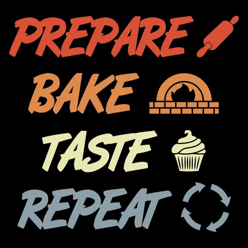 Prepare Bake Taste Repeat