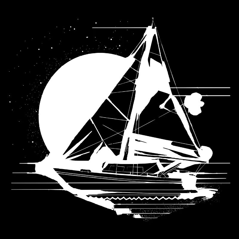Segelboot Skizze