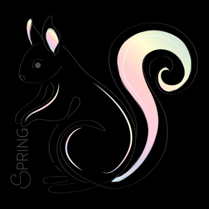 Illustration d’écureuil – Inspiration printanière